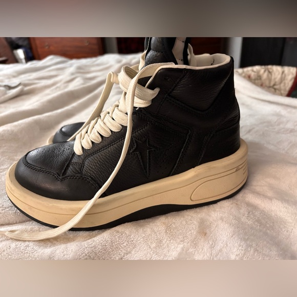 Rick Owens Drkshdw x Converse Turbown high top sneakers - Picture 1 of 8